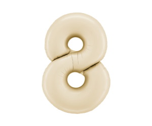 zahl 8 satin creme midi 