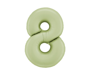 zahl 8 satin gruen midi 