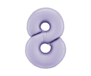 zahl 8 satin lilac 
