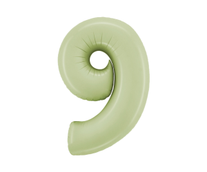 zahl 9 satin gruen midi 