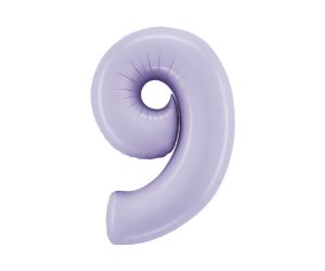 zahl 9 satin lilac 