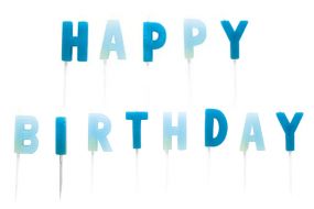 happy birthday kerzen blau 1 