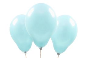 miniballons hellblau 4 