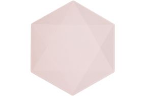 teller maxi hexagon nature rosa soft 