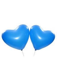 herzballons blau 1