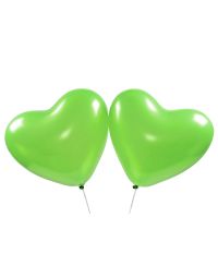 herzballons gruen 1