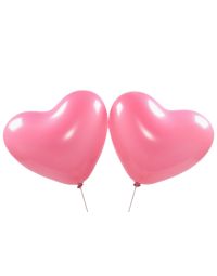 herzballons rosa 1