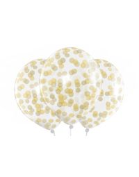 konfettiballons gold be 