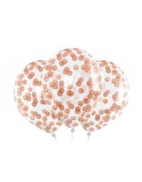 konfettiballons rosegold be 
