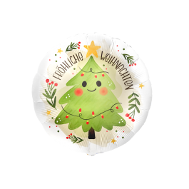 Amscan AirLoonz Folienballon Weihnachtsmann – 101 X 114 Cm, Wiederverwendbare Weihnachtsdeko