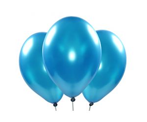 ballons metallic aqua 1 
