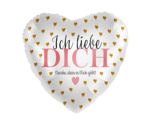geschenkballon liebe danke herz 