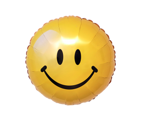 geschenkballon smiley gelb 1 