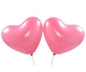 herzballons rosa 1 