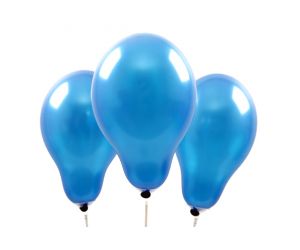 miniballons metallic blau 1 