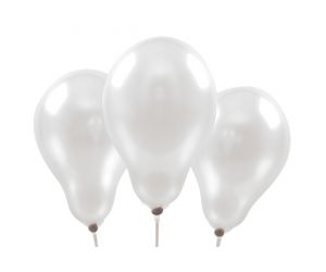 miniballons metallic silber 1 