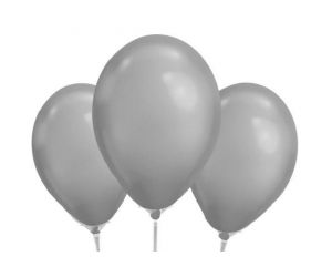 miniballons silber chrom 