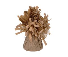 ballongewicht braun papier 