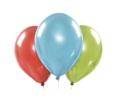ballons assortiert chrome 