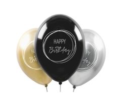 ballons happy birthday boho elegant 