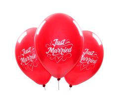 ballons justmarried rot 1 