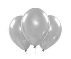 ballons silber chrome 