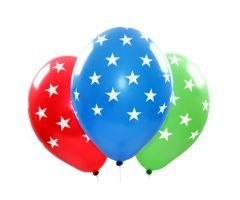 ballons sterne rundumdruck 