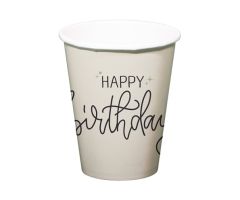 becher creme schwarz 