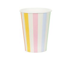 becher streifen pastel 