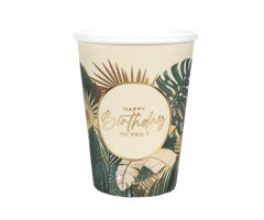 birthday tropical becher 