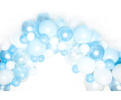 diy girlande blau 
