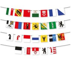 fahnenkette kantonswappen globos 