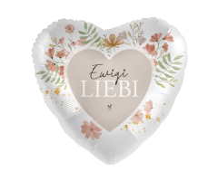 geschenkballon ewigi liebi herz 