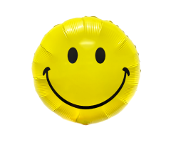 geschenkballon smiley gelb 