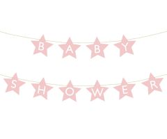 girlande baby shower girl 