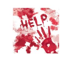 halloween servietten help 1 