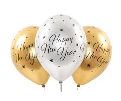 happy newyear ballons chrome 