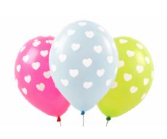 herzchen ballons assortiert 