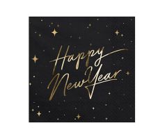 hny servietten schwarz 1 