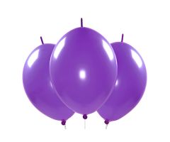 kettenballons violett 