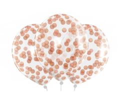 konfettiballons rosegold be 