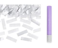 konfettikanone silber papier lila 