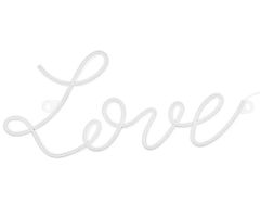 led schriftzug love 