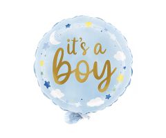 mini folienballon baby boy 