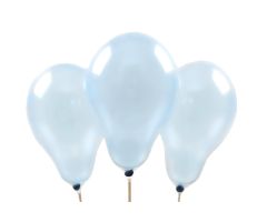 miniballons metallic hellblau 1 