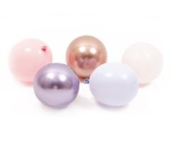 miniballons mix pink 