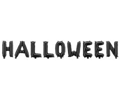 schriftzug halloween 