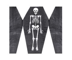 serviette skelett sarg 