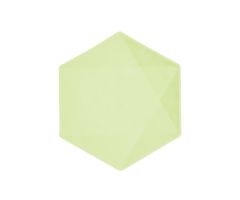 teller midi hexagon nature gruen soft 