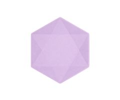 teller midi hexagon nature lavendel soft 